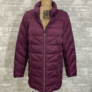 Nuage Stretch Diagonal Quilted Coat